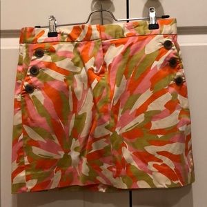 Floral J Crew skirt